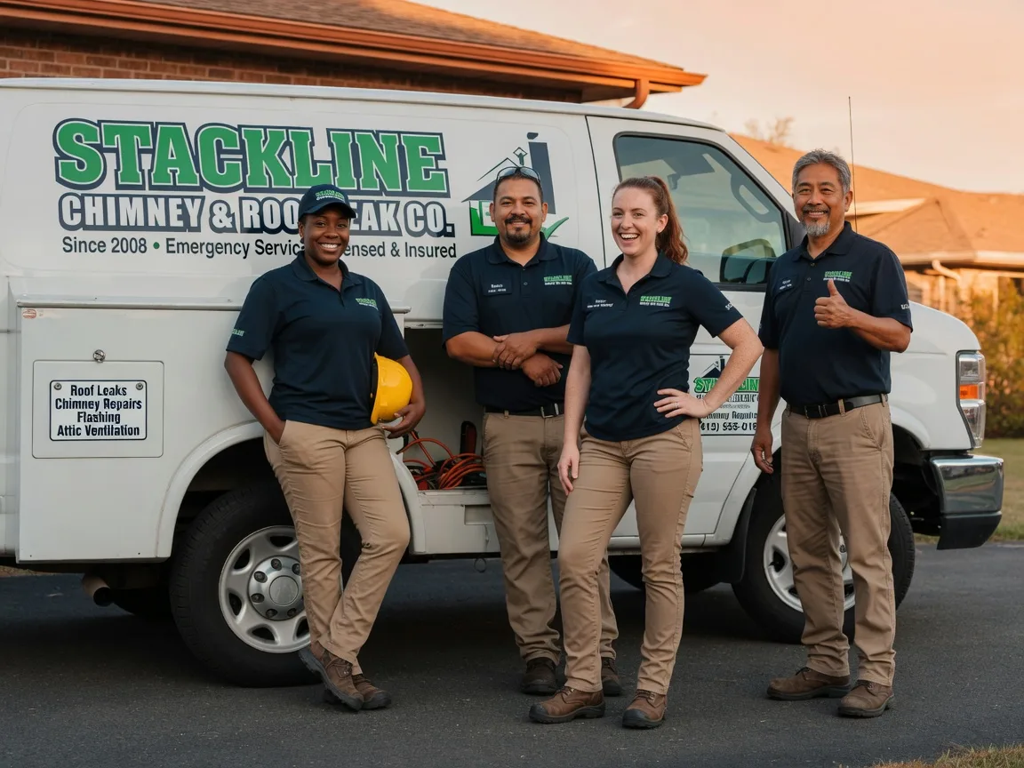 Chimney flashing repair company in Secor, IL